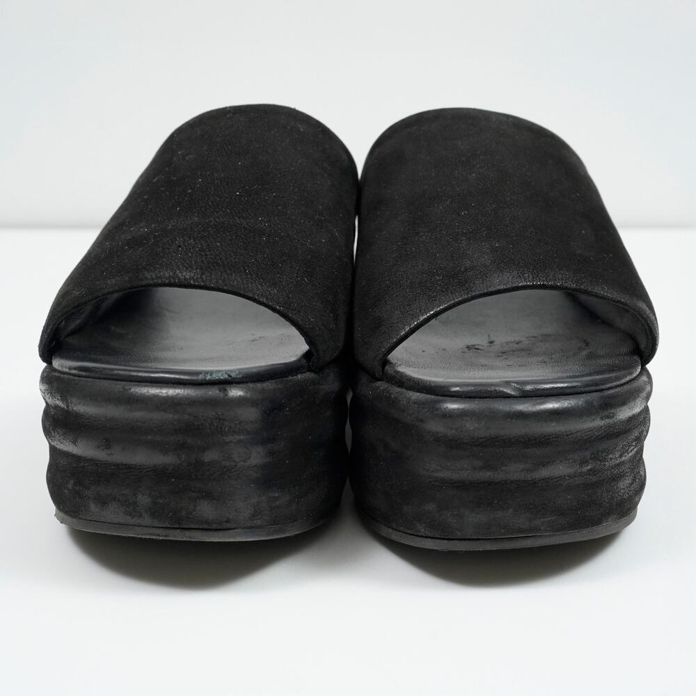Free People Harbor Black Platform Slide Sandals Size EU 38 US 7.5-8 - Picture 10 of 10